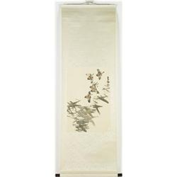 Pair of Chinese scroll paintings