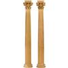 Image 1 : Pair of wooden corinthian columns