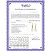 Image 2 : Genuine 8.1 ctw Pearl & Diamond Earrings 14KT Yellow Gold - REF-27M2T
