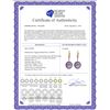 Image 2 : Genuine 10.75 ctw Amethyst & Diamond Earrings 14KT Rose Gold - REF-37N8R