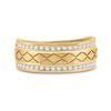 Image 2 : Round Diamond Wedding Band Ring 1/2 Cttw 14KT Yellow Gold