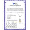 Image 2 : Genuine 2.03 ctw Pearl & Diamond Necklace 14KT White Gold - REF-22K2V