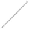 Image 1 : Round Diamond Teardrop Cluster Fashion Bracelet 1-1/5 Cttw 10KT White Gold