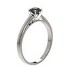 Image 3 : 0.50 ctw Fancy Black Diamond Solitaire Engagment Ring 10k White Gold - REF-15F6M