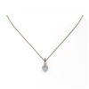 Image 2 : 0.9 ctw Heart Diamond Designer Necklace 18K Rose Gold - REF-191M8G