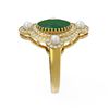 Image 2 : 4.78 ctw Emerald & Diamond Ring 18K Yellow Gold - REF-161Y8X