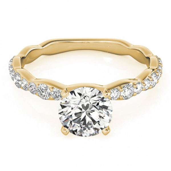 0.93 ctw Certified VS/SI Diamond Ring 18k Yellow Gold - REF-87G8W