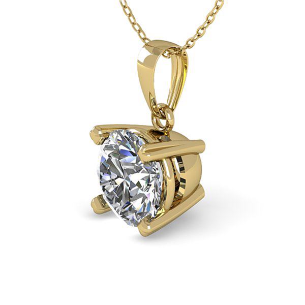 0.50 ctw VS/SI Diamond Designer Necklace 14k Yellow Gold - REF-55K8Y