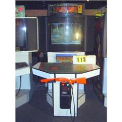 Big Buck Hunter deluxe cabinet video game