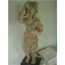 clay statue of Mayan priest "n chant" 40" high