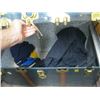 Image 2 : METAL & LEATHER BOUND STEAMER TRUNK