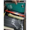 Image 3 : BOX OF ASST. CERTIFICATE FRAMES, BOOKS, ETC.