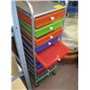 Image 2 : MULTI DRAWER STORAGE SHELF UNIT ON CASTORS