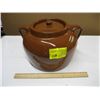 Image 1 : LG. POTTERY BEAN POT WITH LID