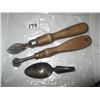 Image 3 : LOT OF NUTCRACKERS, DARNING TOOLS, ETC.