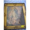 Image 1 : GILDED FRAMED PRINT OF THE ANGEL WITH BABIES