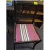 Image 1 : ANTIQUE HEART BACK CHAIR .