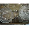 Image 2 : BOX OF MISC. GLASSBOWL, CRYSTAL BOWL, SALT & PEPPER SHAKER, ETC.