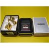 Image 1 : CN RAIL CUFFLINK SET & A ZIPPO BUDWEISER CLYSDALE LIGHTER