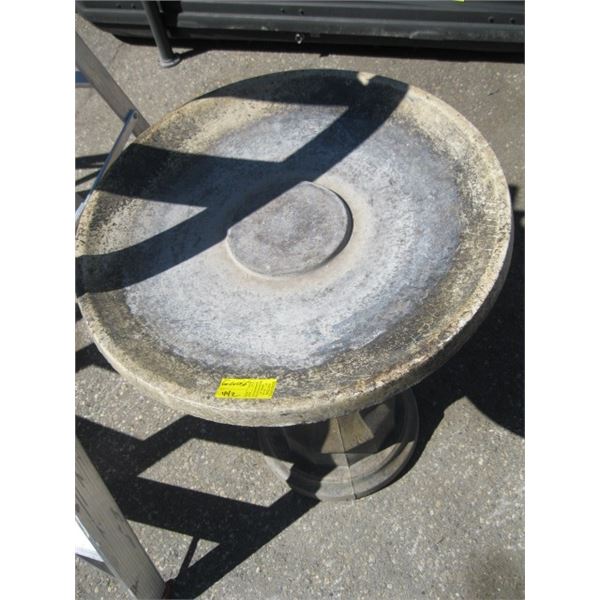 CEMENT BIRDBATH
