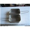 Image 2 : BOX OF TIN CAMPING COOK PANS