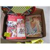 Image 2 : BOX WITH FLAT, CATALOGUES, SMALL JEWELLERY BOXES & GAME