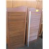 Image 1 : PAIR OF LOUVERED SALOON DOORS