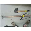Image 2 : LONG HANDLED PRUNER & A SMALL HATCHET