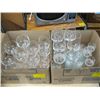 Image 2 : 4 BOXES OF ASST. WINE GLASSES, DRINKING GLASSES, ETC.