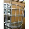 Image 2 : METAL & GLASS WINE RACK SHELF UNIT