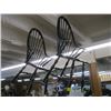 Image 1 : PAIR OF BLACK WOODEN ARMCHAIRS