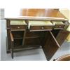 Image 2 : 3 DRAWER 3 DOOR WOODEN SIDEBOARD