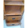 Image 2 : SMALL SHELF UNIT WITH 2 DRAWERS