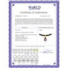 Image 2 : Genuine 4.7 ctw Amethyst Necklace 14KT Yellow Gold - REF-32V3W