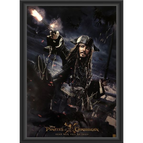 Signed Pirates of the Caribbean: Dead Men Tell No Tales Movie Poster