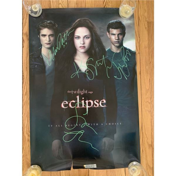 Signed Twilight Eclipse Movie Poster