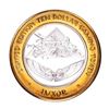 Image 1 : .999 Silver Luxor Las Vegas Nevada $10 Casino Limited Edition Gaming Token