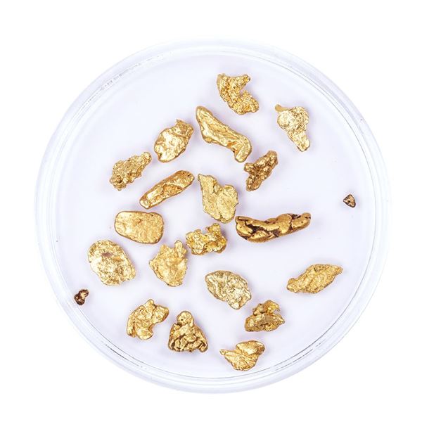 Lot of Gold Nuggets 3.54 Grams Total Weight