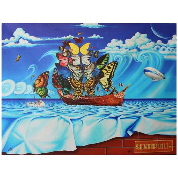 Anatoliy Keis "Salvador Dali Street" Limited Edition Giclee on Canvas