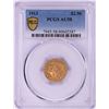 Image 1 : 1913 $2 1/2 Indian Head Quarter Eagle Gold Coin PCGS AU58
