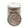 Image 1 : Roll of (20) Mixed Date Franklin Half Dollar Coins