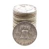 Image 2 : Roll of (20) Mixed Date Franklin Half Dollar Coins