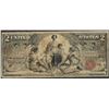 Image 1 : 1896 $2 Educational Silver Certificate Note