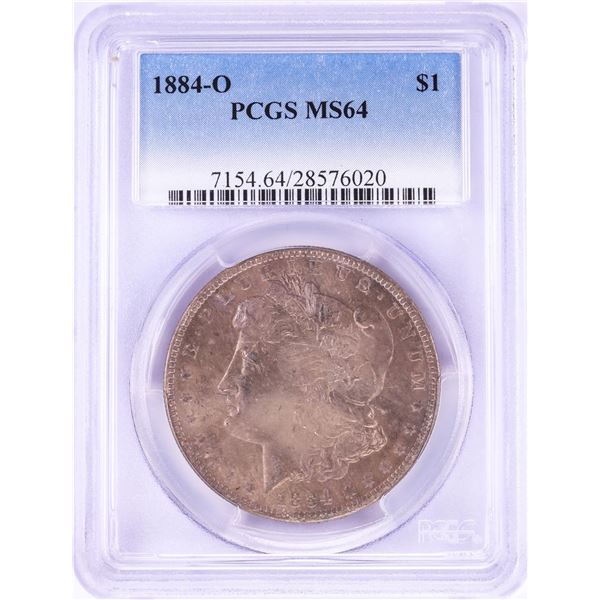 1884-O $1 Morgan Silver Dollar Coin PCGS MS64