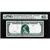 Image 1 : 1929 10 Unit American Bank Note Co. "Test Note" PMG Choice Uncirculated 63EPQ