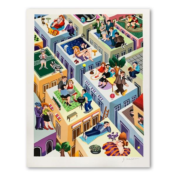 Yuval Mahler "Escaping The Fire" Limited Edition Serigraph on Paper