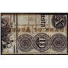 Image 2 : 1863 Bank of Augusta Ten Cents Obsolete Bank Note