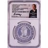 Image 1 : 1792-2017 Half Disme 1 oz. Silver Medal NGC PF70 W/Edmund C. Moy Signature