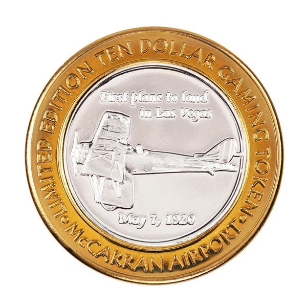 .999 Silver McCarran International Airport Las Vegas, NV $10 Limited Gaming Token