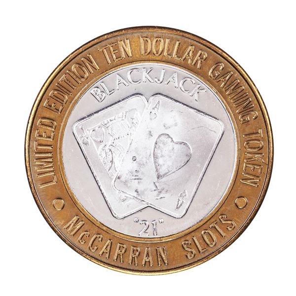 .999 Silver McCarran International Airport Las Vegas, NV $10 Limited Gaming Token